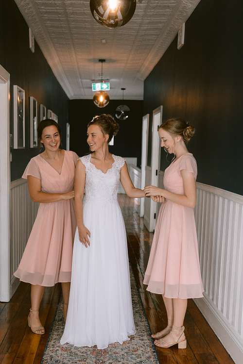 Bride Getting Ready