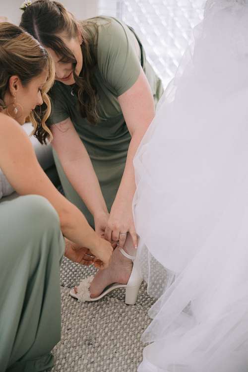 Bride Getting Ready