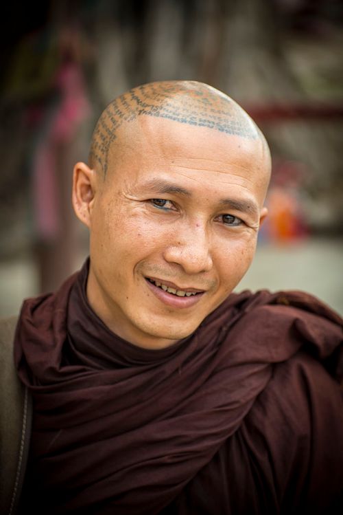 Monk. Ayutthaya, Thailand.