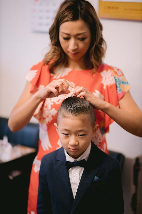 Bride Getting Ready