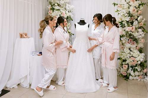Bride Getting Ready