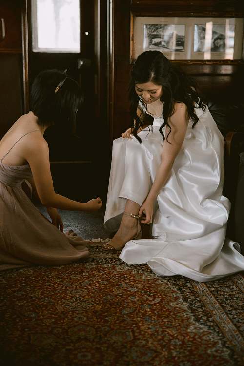 Bride Getting Ready