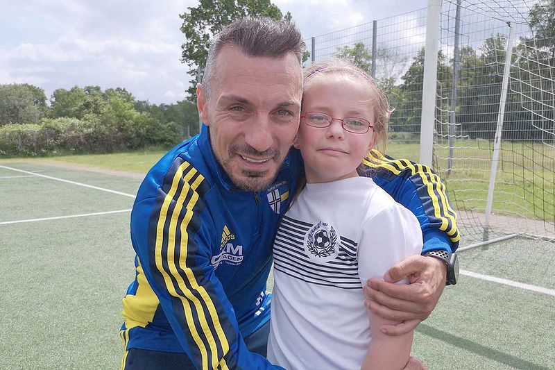 Training mit Ex-Bundesligaprofi