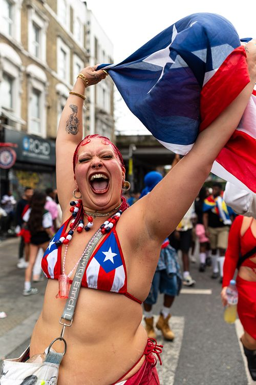 Notting Hill Carnival celebration, London, UK