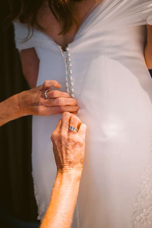 Bride Getting Ready