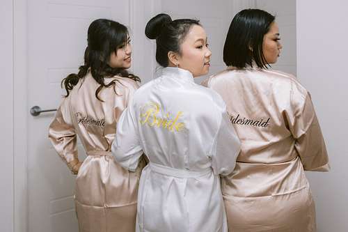Bride Getting Ready