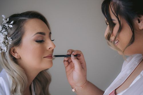 Bride Getting Ready