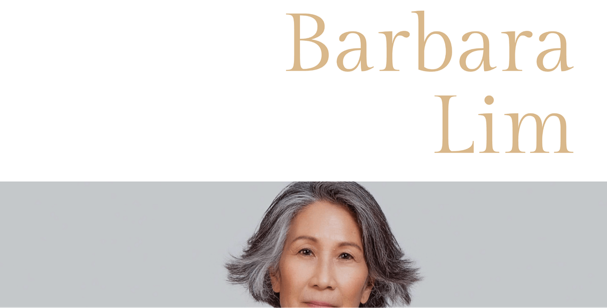 Barbara Lim's modeling portfolio website