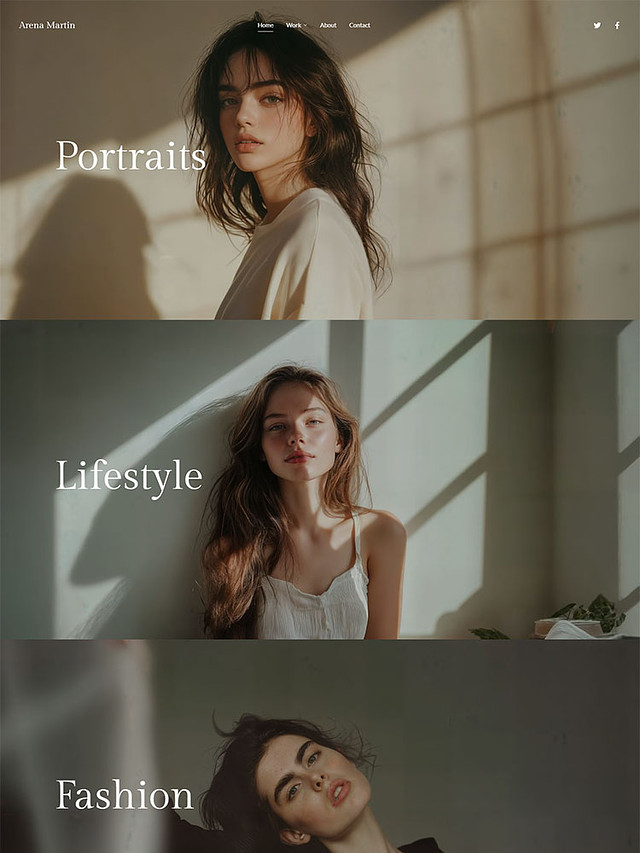 Wallflower - Pixpa Wedding Portfolio Website Template