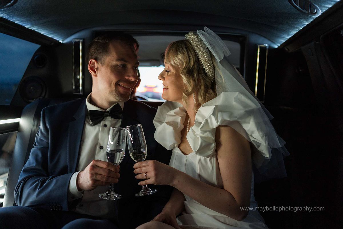 Las Vegas Strip, Bellagio Fountains, Paris Eiffel Tower, Little White Chapel Elopement and Wedding Photoshoot Limousine