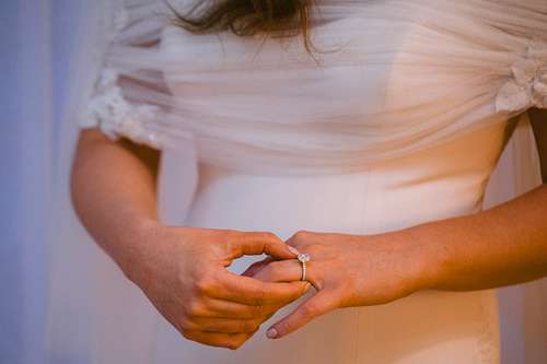 Bride Getting Ready
