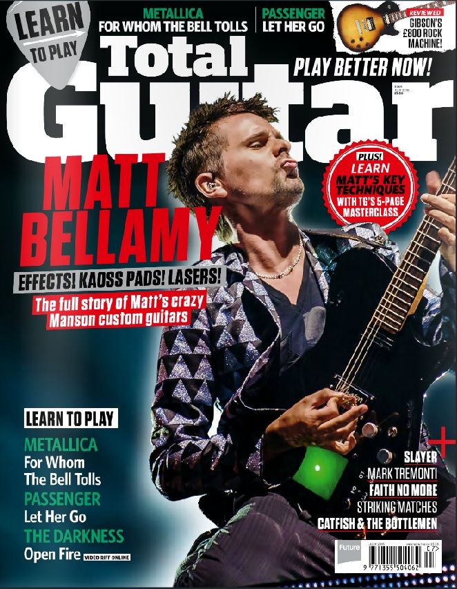 Matt Bellamy of MUSE - Total Guitar Magazine Cover - Photo by Igor RockXposure