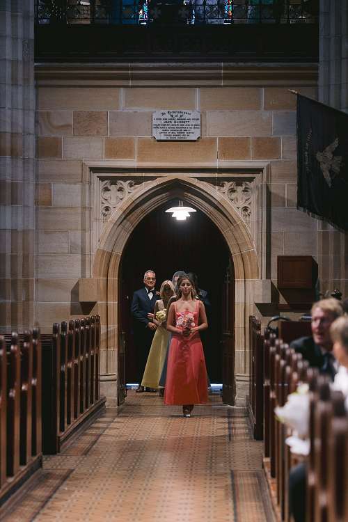 Church Wedding Ceremony at St Philip's Anglican Church