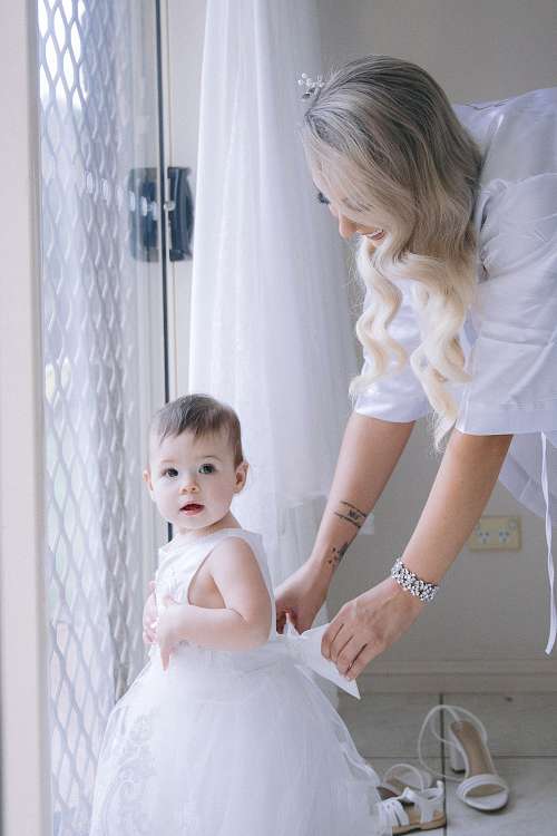 Bride Getting Ready