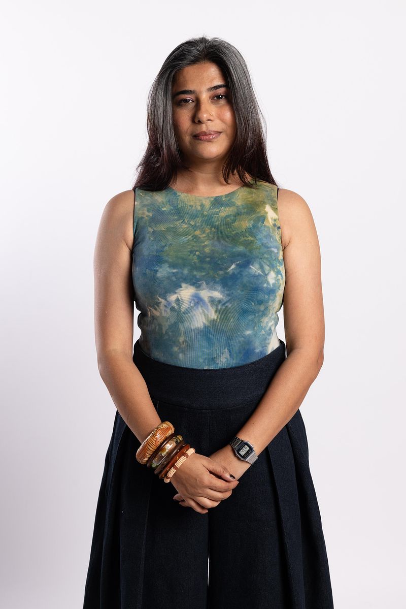 Sleeveless Leotard Golden Hour (Blue Gold)