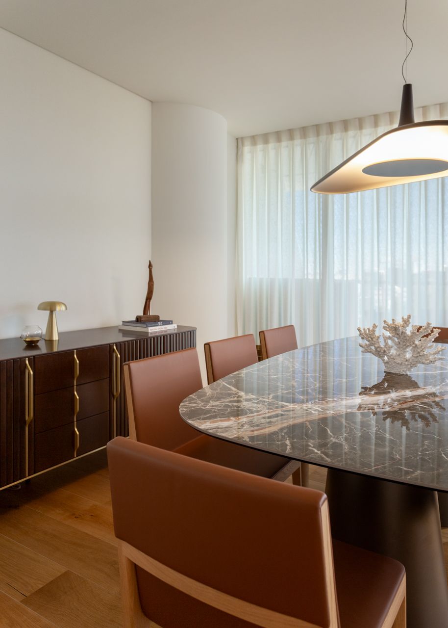 Fotografia do Apartamento de Luxo Infinity Tower, Lisboa, projeto Bevelli Home.