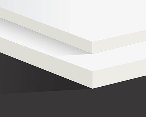 5mm White core PVC board.
