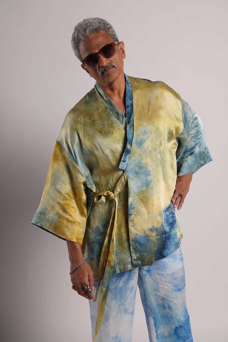 Unisex Wrap Tie Belt Kimono