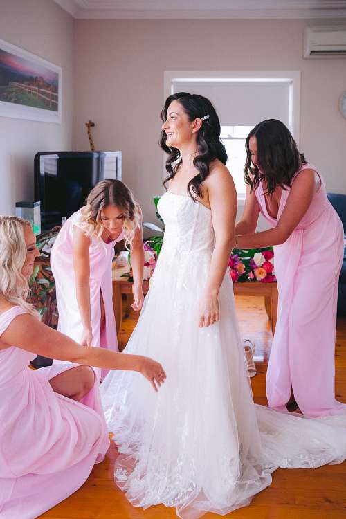 Bride Getting Ready
